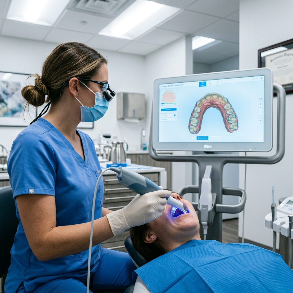 Scanare intraorală 3D pentru gutieră de bruxism